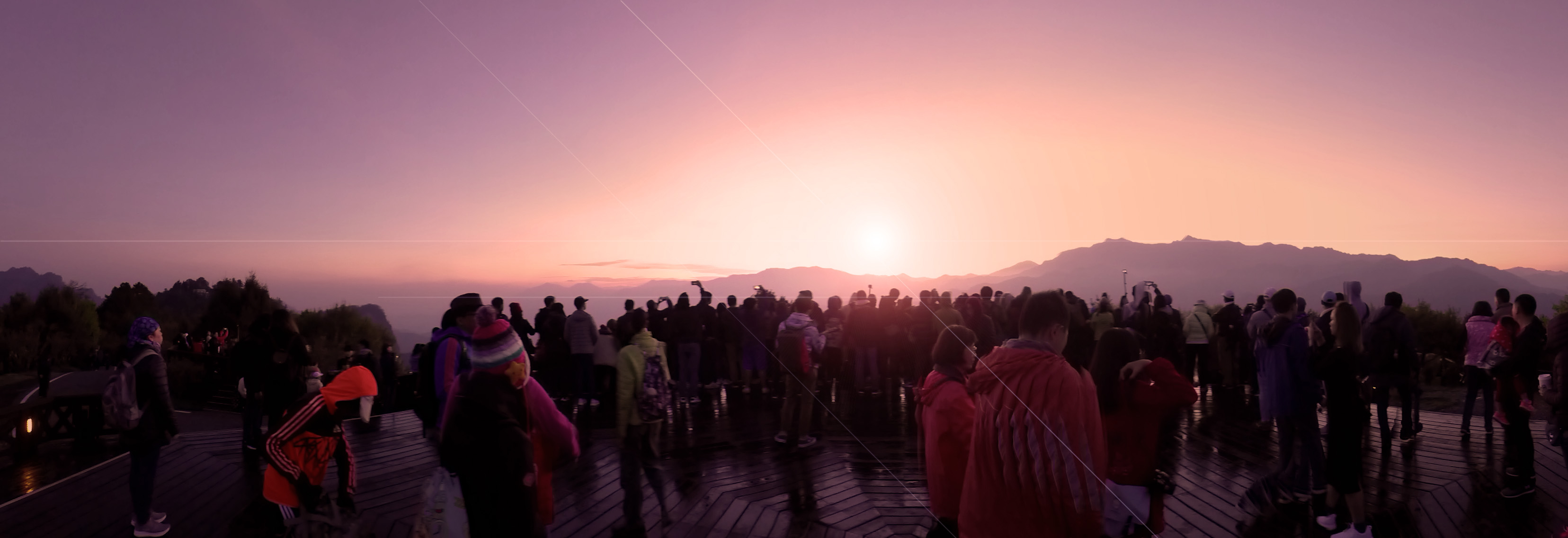 阿里山小笠原觀景台看日出